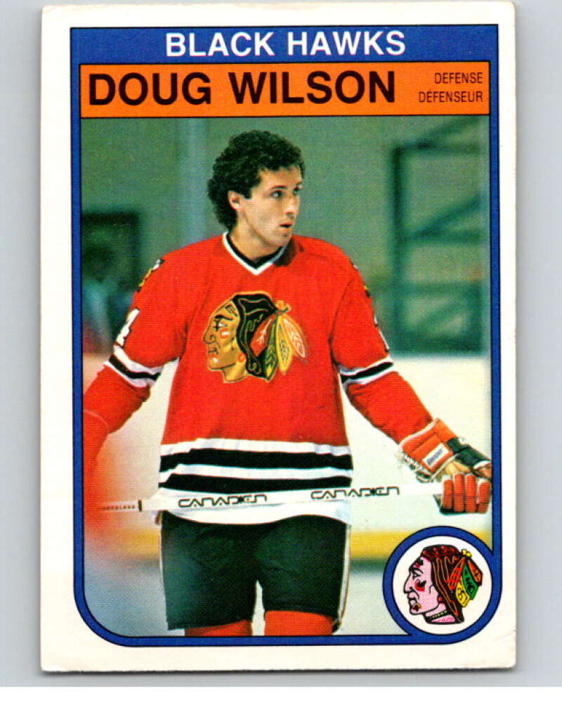 1982-83 O-Pee-Chee #77 Doug Wilson Chicago Blackhawks V57639 Image 1