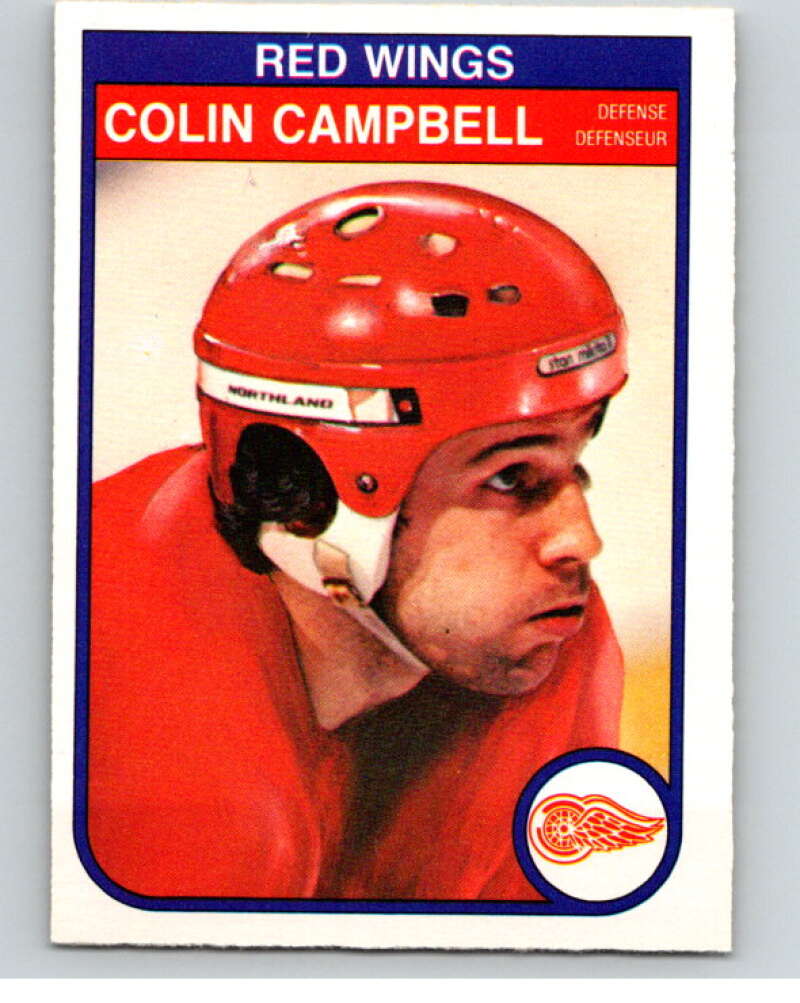 1982-83 O-Pee-Chee #82 Colin Campbell Detroit Red Wings V57687 Image 1