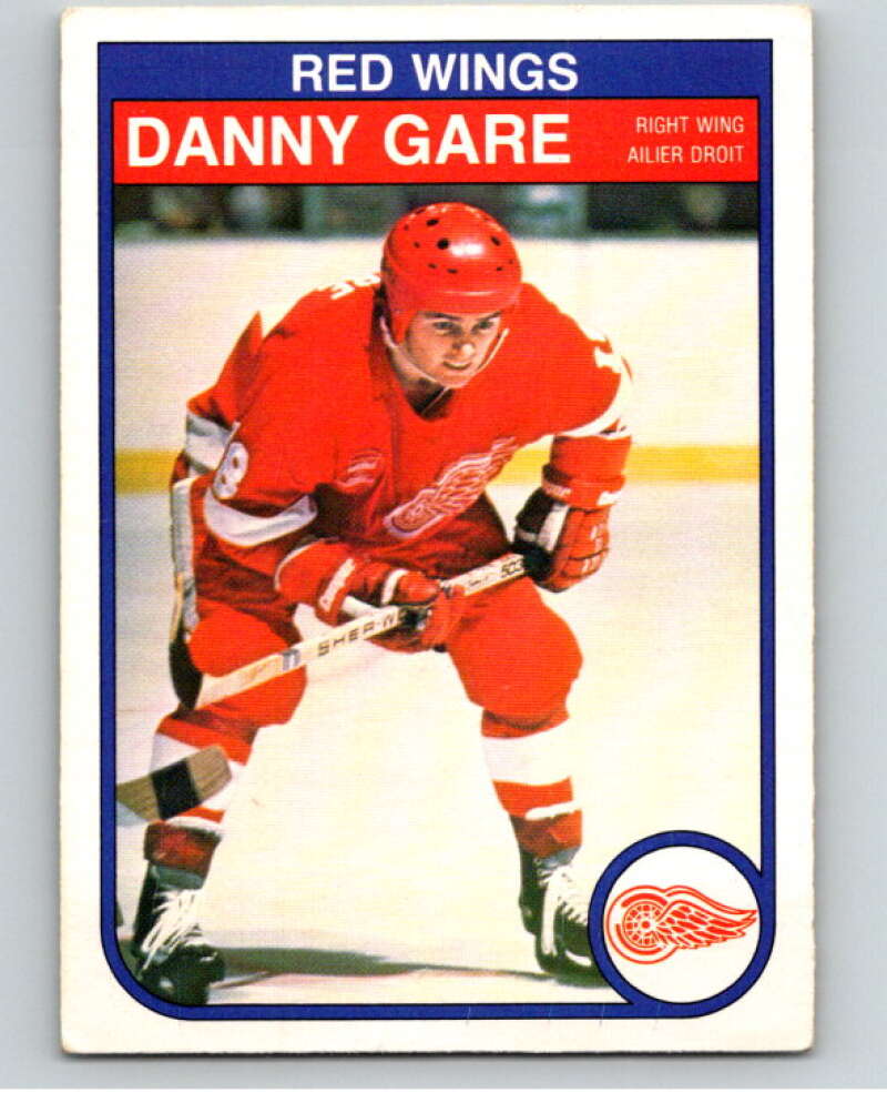 1982-83 O-Pee-Chee #83 Danny Gare Detroit Red Wings V57689 Image 1