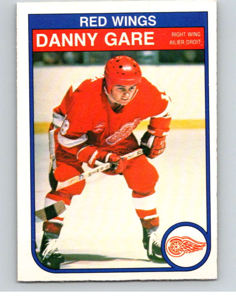 1982-83 O-Pee-Chee #83 Danny Gare Detroit Red Wings V57690 Image 1