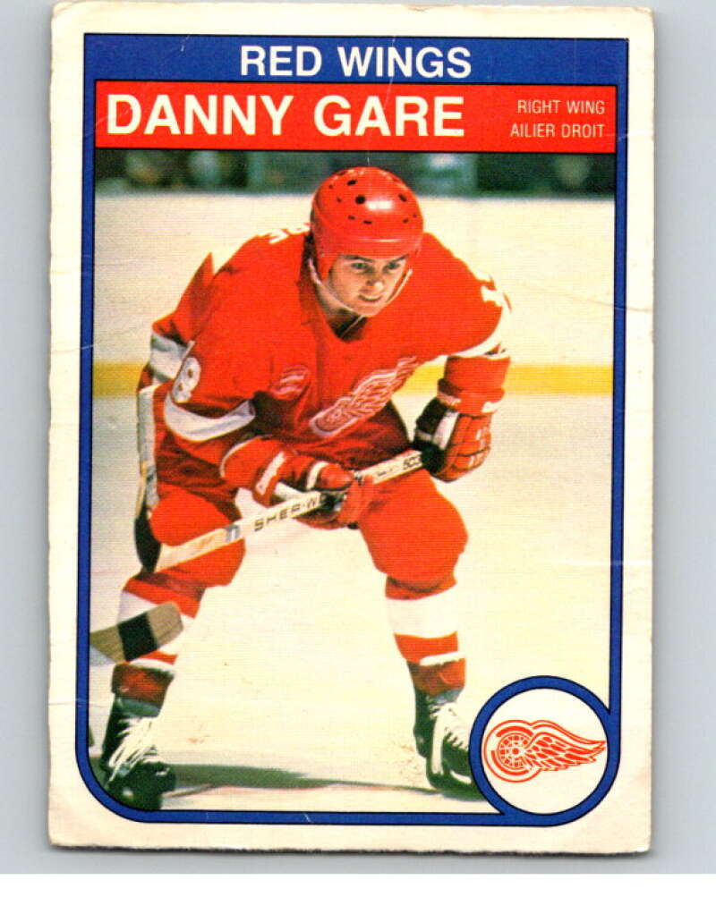 1982-83 O-Pee-Chee #83 Danny Gare Detroit Red Wings V57692 Image 1