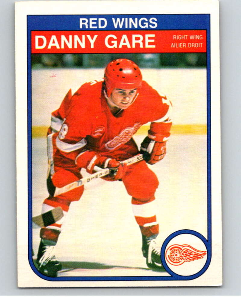 1982-83 O-Pee-Chee #83 Danny Gare Detroit Red Wings V57693 Image 1