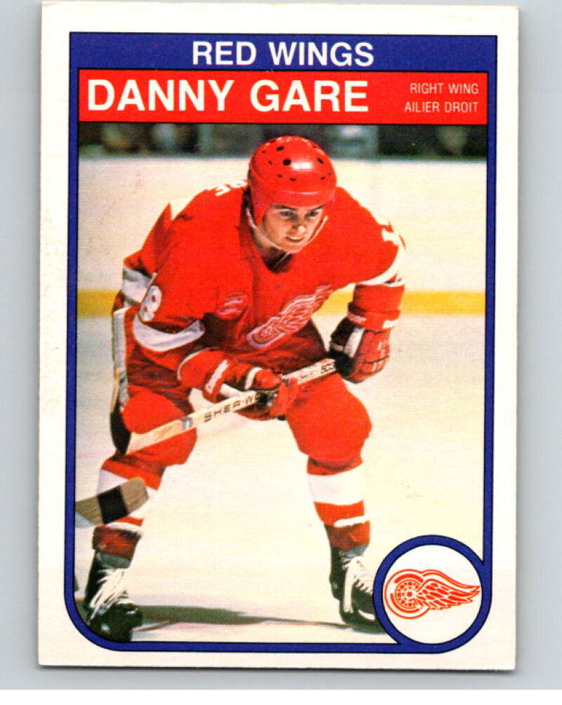 1982-83 O-Pee-Chee #83 Danny Gare Detroit Red Wings V57695 Image 1