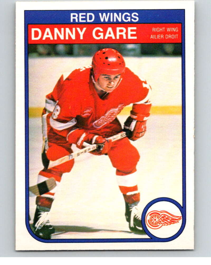 1982-83 O-Pee-Chee #83 Danny Gare Detroit Red Wings V57696 Image 1
