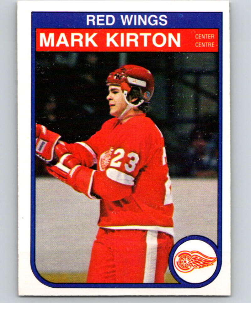 1982-83 O-Pee-Chee #87 Mark Kirton Detroit Red Wings V57724 Image 1