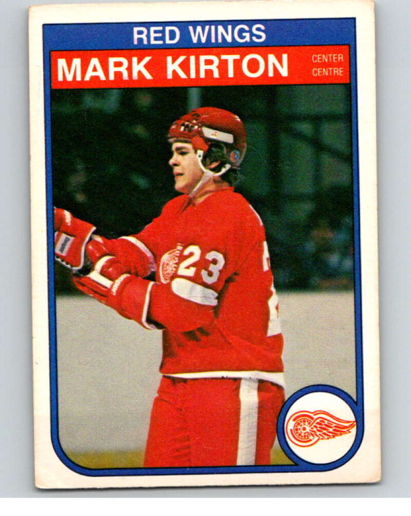1982-83 O-Pee-Chee #87 Mark Kirton Detroit Red Wings V57725 Image 1
