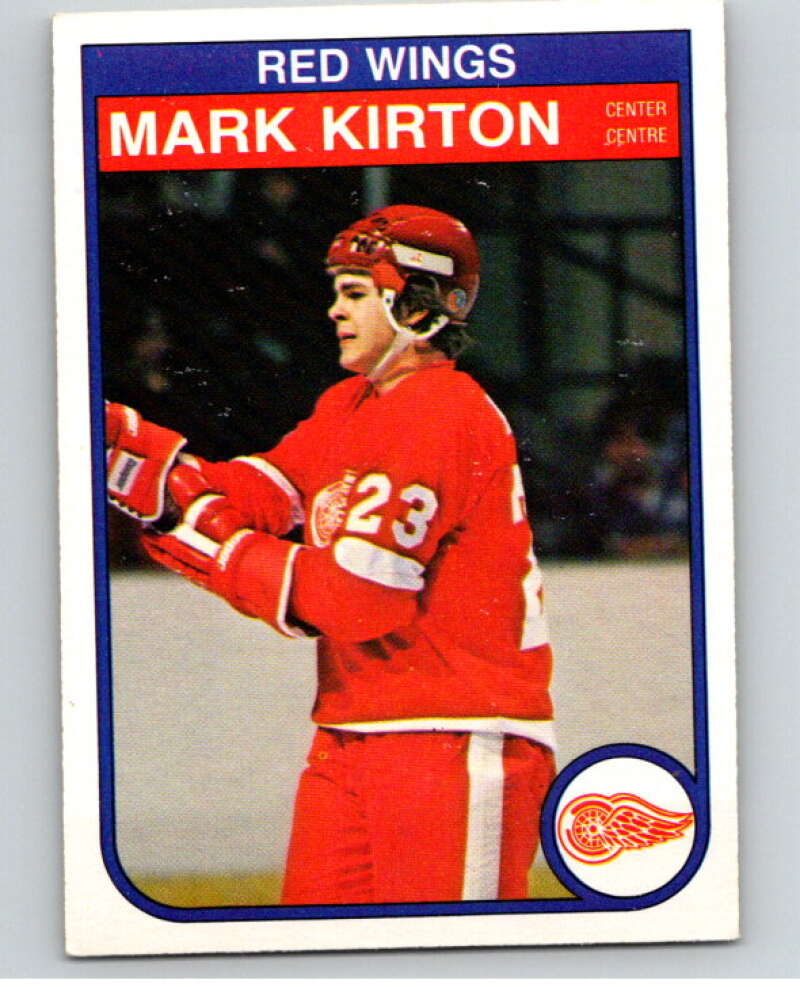 1982-83 O-Pee-Chee #87 Mark Kirton Detroit Red Wings V57728 Image 1
