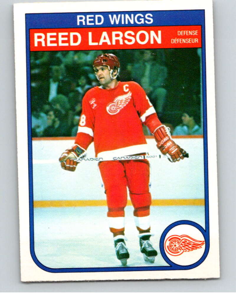 1982-83 O-Pee-Chee #88 Reed Larson Detroit Red Wings V57733 Image 1