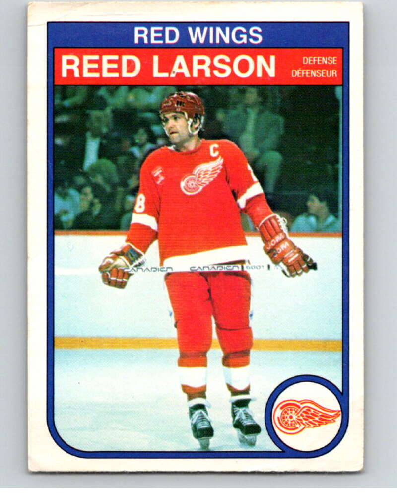 1982-83 O-Pee-Chee #88 Reed Larson Detroit Red Wings V57734 Image 1