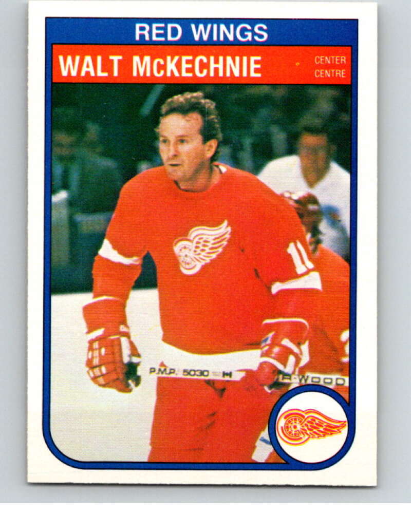 1982-83 O-Pee-Chee #91 Walt McKechnie RC Rookie Detroit Red Wings V57750 Image 1