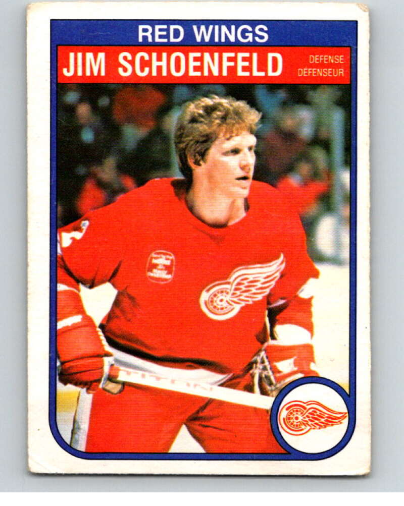 1982-83 O-Pee-Chee #94 Jim Schoenfeld Detroit Red Wings V57766 Image 1