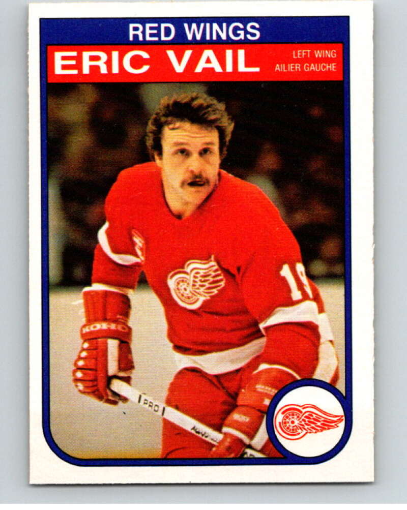 1982-83 O-Pee-Chee #97 Eric Vail Detroit Red Wings V57791 Image 1