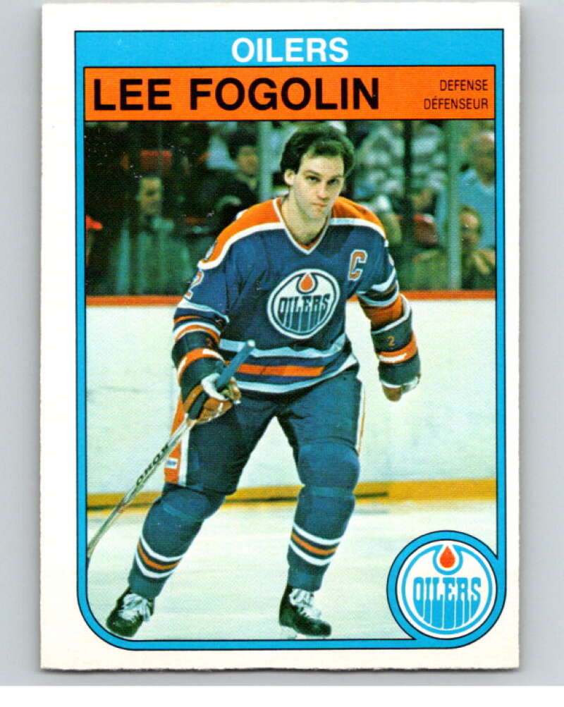 1982-83 O-Pee-Chee #104 Lee Fogolin Edmonton Oilers V57832 Image 1