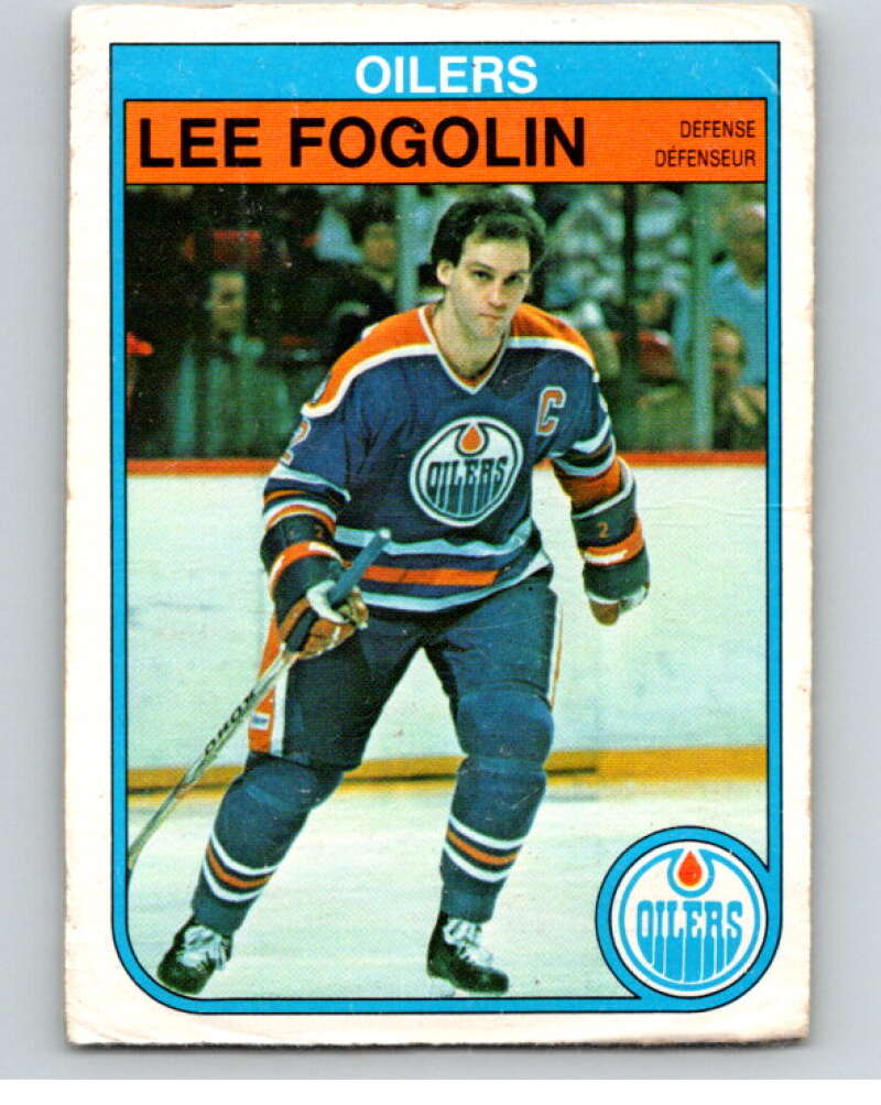 1982-83 O-Pee-Chee #104 Lee Fogolin Edmonton Oilers V57834 Image 1