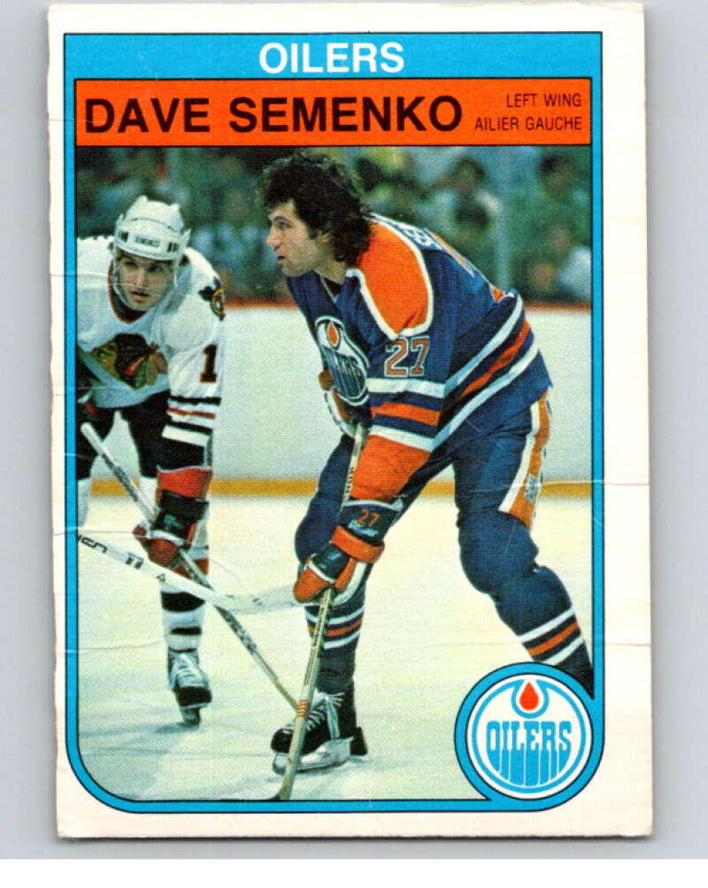 1982-83 O-Pee-Chee #119 Dave Semenko Edmonton Oilers V58018 Image 1