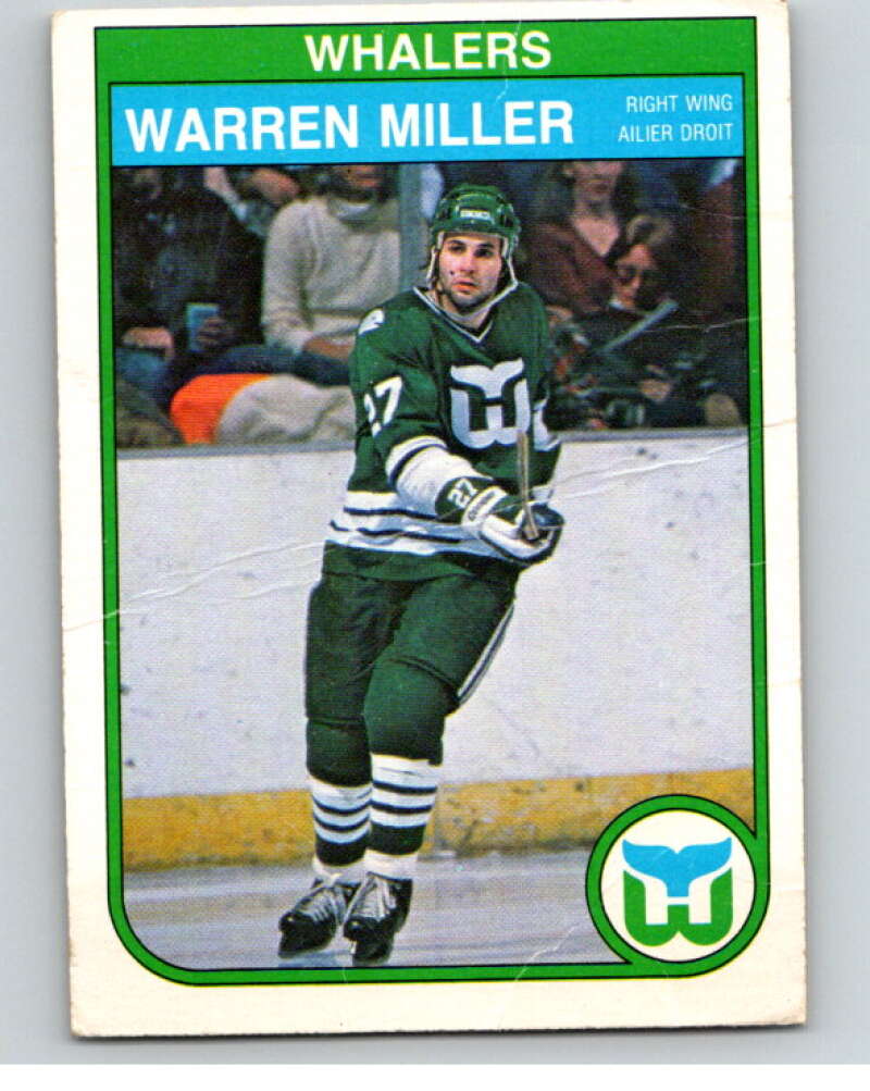 1982-83 O-Pee-Chee #127 Warren Miller Hartford Whalers V58077 Image 1