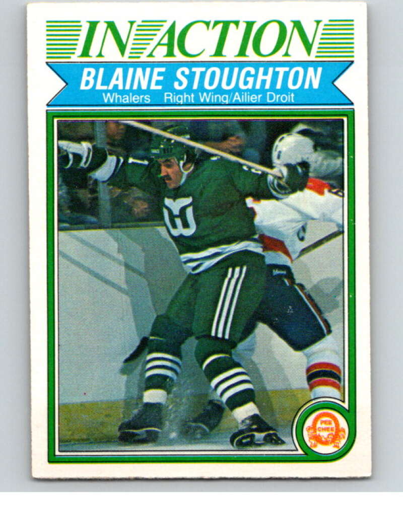 1982-83 O-Pee-Chee #131 Blaine Stoughton IA Hartford Whalers V57905 Image 1