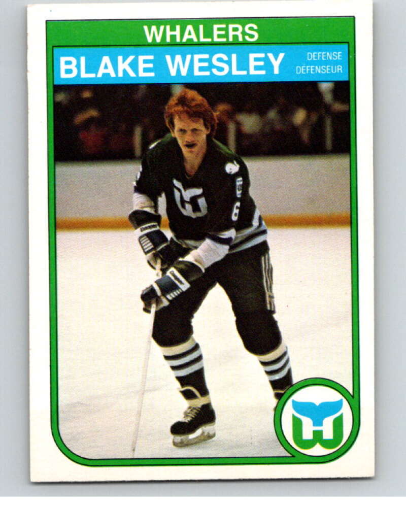 1982-83 O-Pee-Chee #133 Blake Wesley RC Rookie Hartford Whalers V57917 Image 1