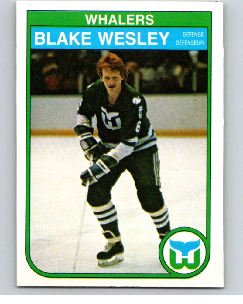 1982-83 O-Pee-Chee #133 Blake Wesley RC Rookie Hartford Whalers V57919 Image 1