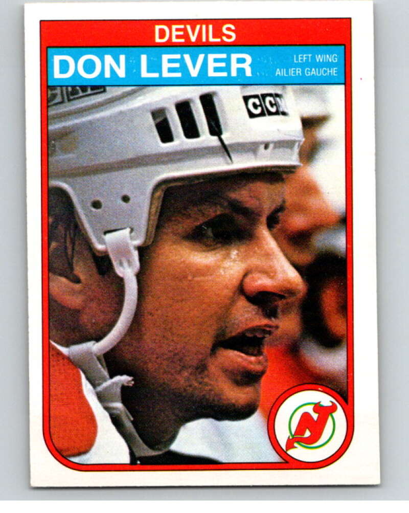 1982-83 O-Pee-Chee #141 Don Lever New Jersey Devils V57970 Image 1