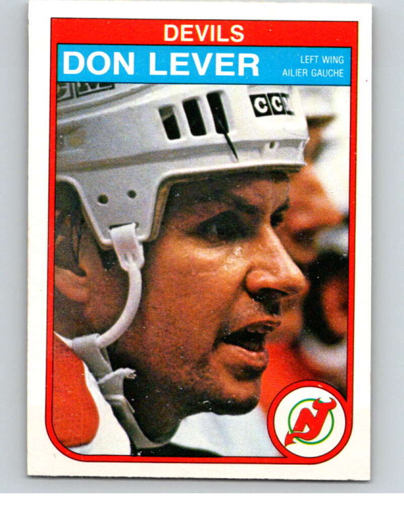 1982-83 O-Pee-Chee #141 Don Lever New Jersey Devils V57971 Image 1