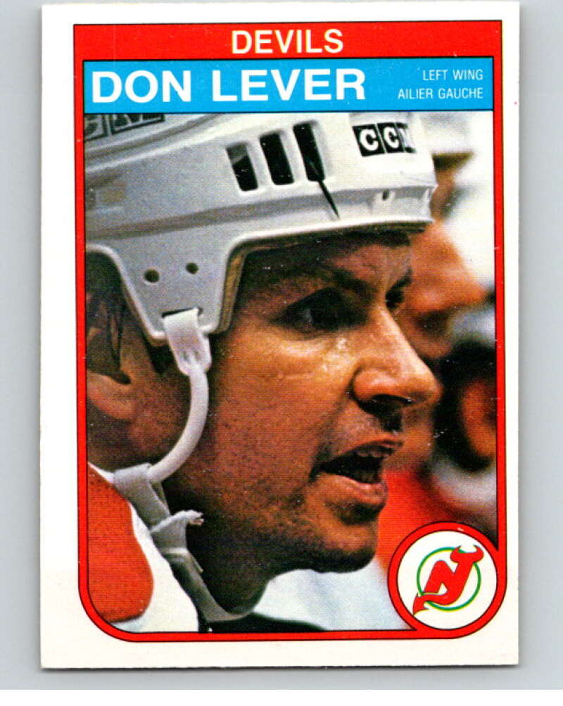 1982-83 O-Pee-Chee #141 Don Lever New Jersey Devils V57972 Image 1