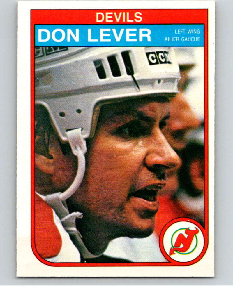 1982-83 O-Pee-Chee #141 Don Lever New Jersey Devils V57974 Image 1