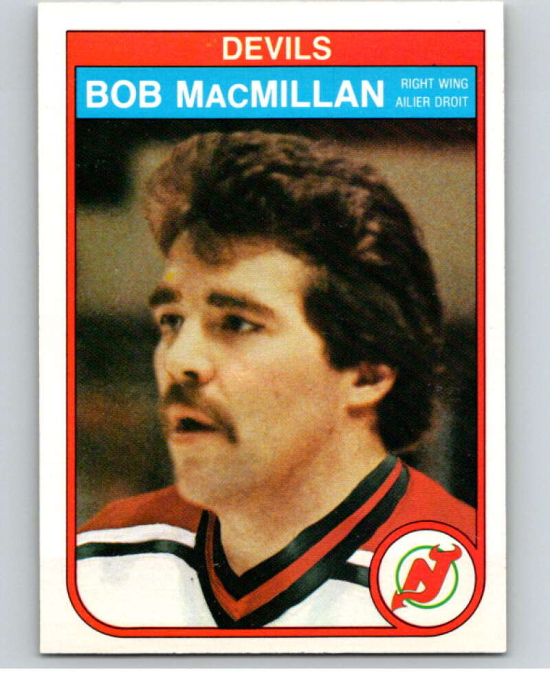 1982-83 O-Pee-Chee #143 Bob MacMillan New Jersey Devils V58084 Image 1