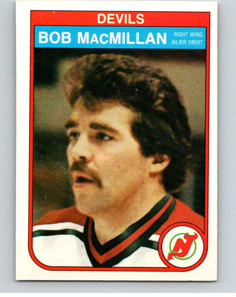 1982-83 O-Pee-Chee #143 Bob MacMillan New Jersey Devils V58086 Image 1
