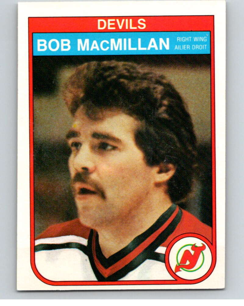 1982-83 O-Pee-Chee #143 Bob MacMillan New Jersey Devils V58087 Image 1
