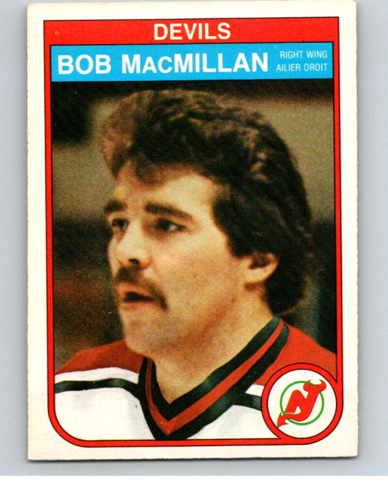 1982-83 O-Pee-Chee #143 Bob MacMillan New Jersey Devils V58091 Image 1