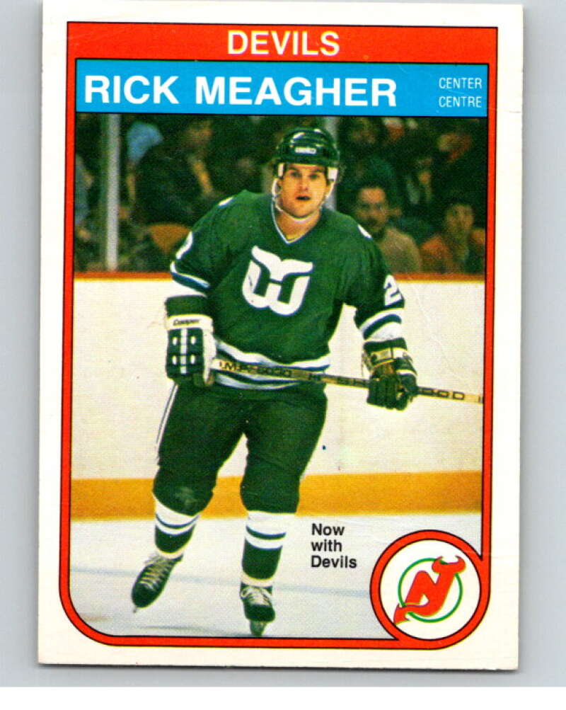 1982-83 O-Pee-Chee #144 Rick Meagher RC Rookie New Jersey Devils V58092 Image 1