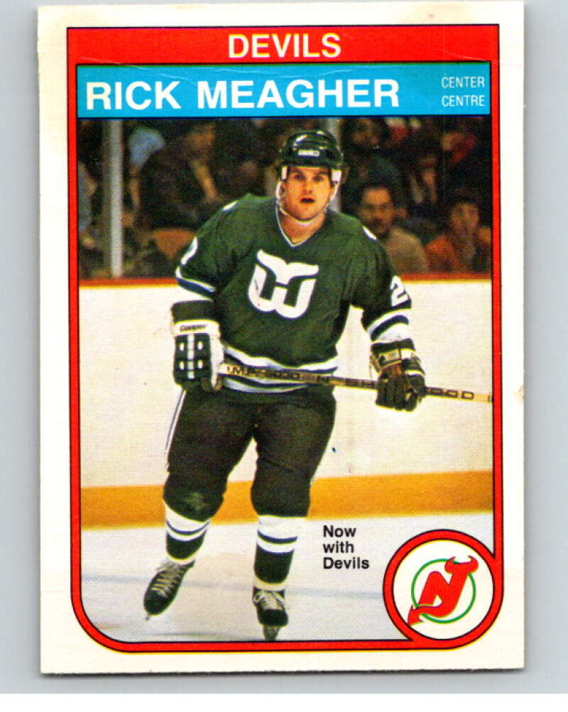 1982-83 O-Pee-Chee #144 Rick Meagher RC Rookie New Jersey Devils V58093 Image 1