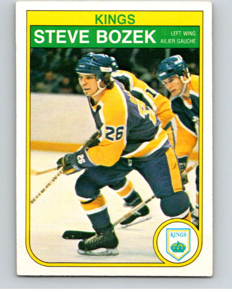 1982-83 O-Pee-Chee #151 Steve Bozek RC Rookie Los Angeles Kings V58143 Image 1