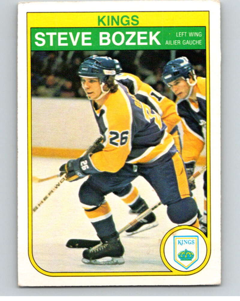 1982-83 O-Pee-Chee #151 Steve Bozek RC Rookie Los Angeles Kings V58144 Image 1