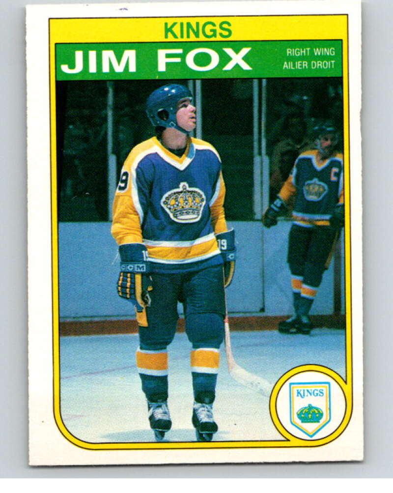 1982-83 O-Pee-Chee #154 Jim Fox Los Angeles Kings V58168 Image 1