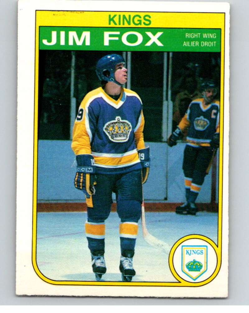 1982-83 O-Pee-Chee #154 Jim Fox Los Angeles Kings V58169 Image 1