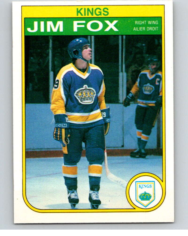 1982-83 O-Pee-Chee #154 Jim Fox Los Angeles Kings V58171 Image 1