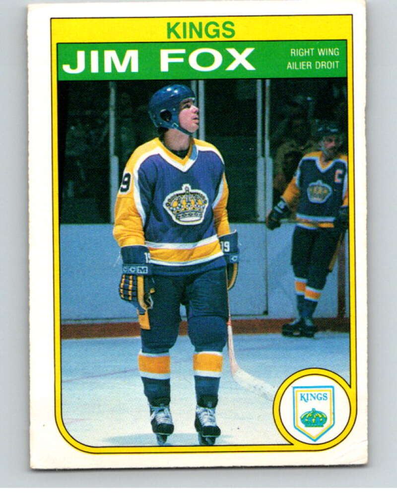 1982-83 O-Pee-Chee #154 Jim Fox Los Angeles Kings V58172 Image 1