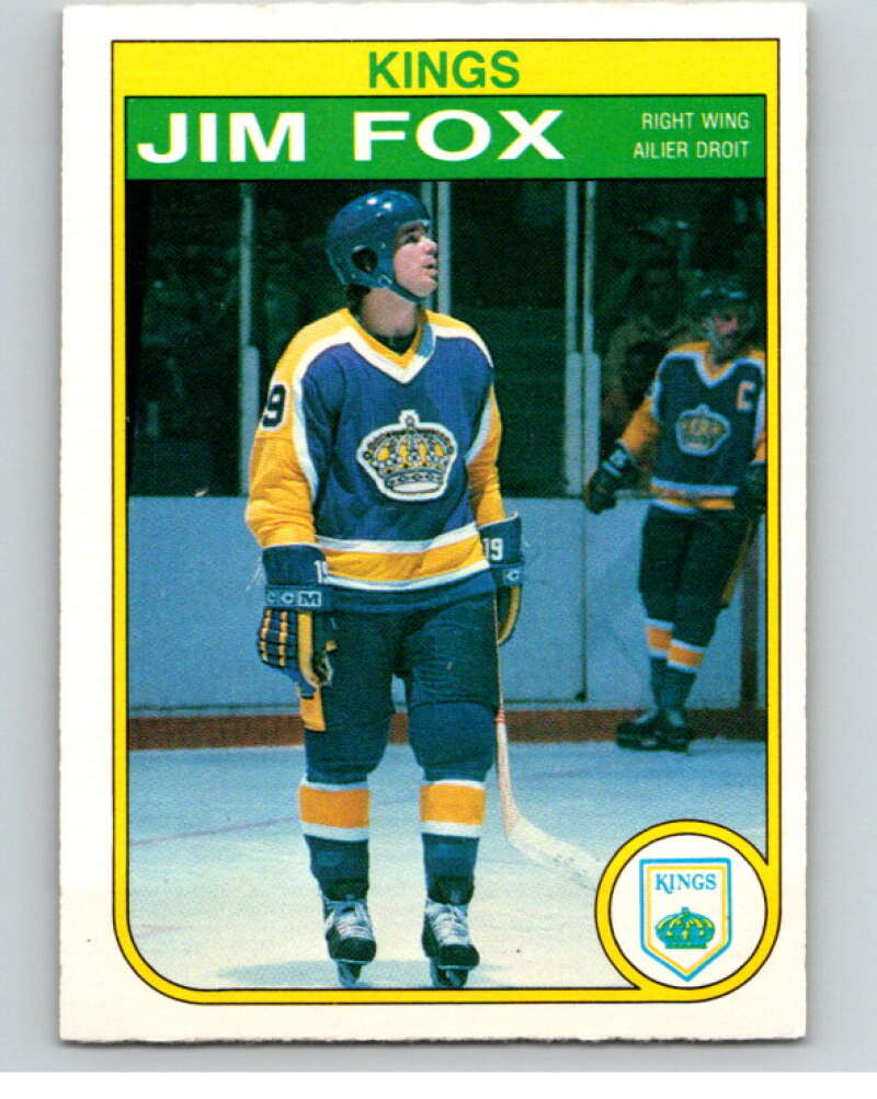 1982-83 O-Pee-Chee #154 Jim Fox Los Angeles Kings V58173 Image 1