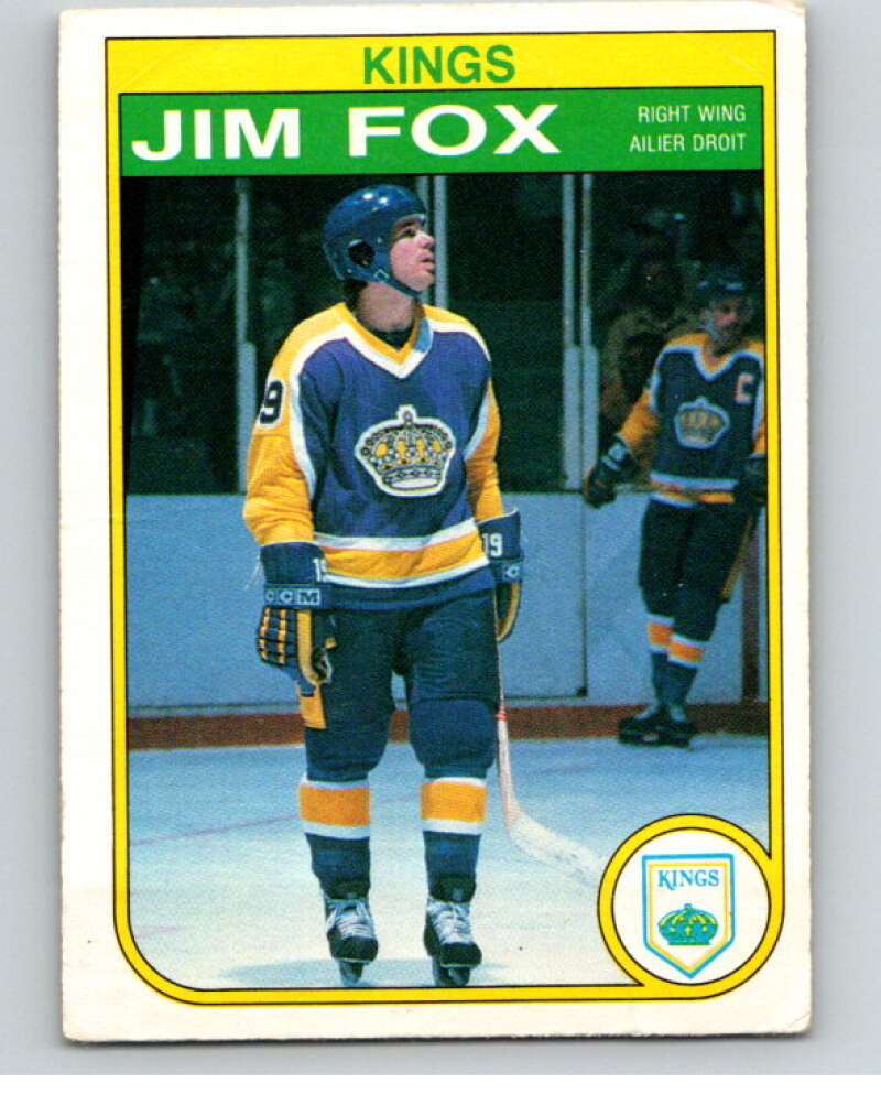 1982-83 O-Pee-Chee #154 Jim Fox Los Angeles Kings V58174 Image 1