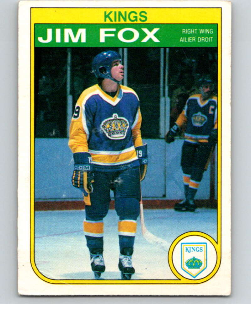 1982-83 O-Pee-Chee #154 Jim Fox Los Angeles Kings V58175 Image 1