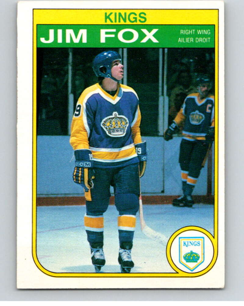 1982-83 O-Pee-Chee #154 Jim Fox Los Angeles Kings V58176 Image 1