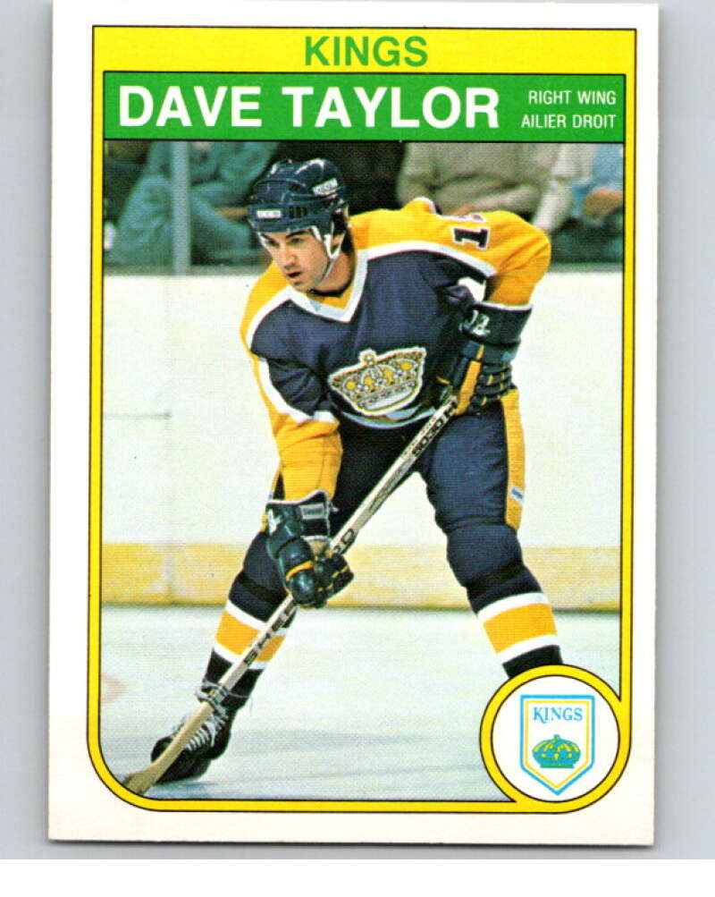 1982-83 O-Pee-Chee #161 Dave Taylor RC Rookie Los Angeles Kings V58222 Image 1