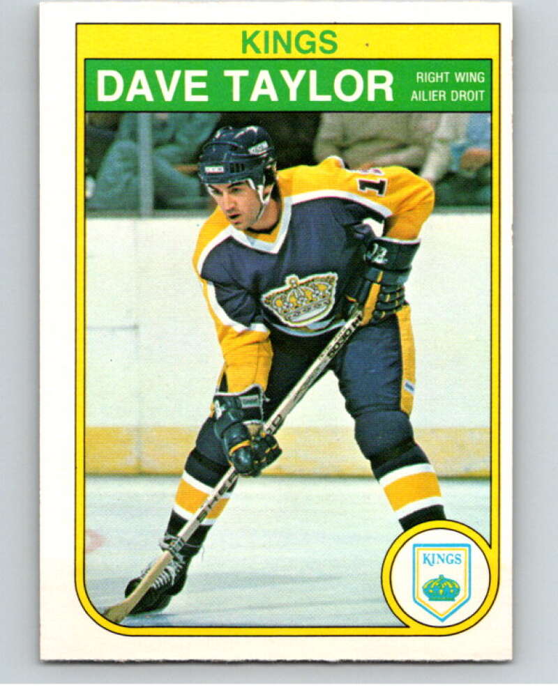 1982-83 O-Pee-Chee #161 Dave Taylor RC Rookie Los Angeles Kings V58223 Image 1