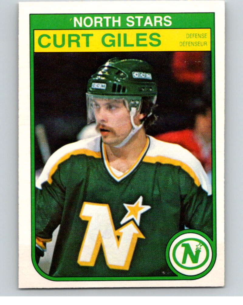 1982-83 O-Pee-Chee #166 Curt Giles RC Rookie Minnesota North Stars V58256 Image 1