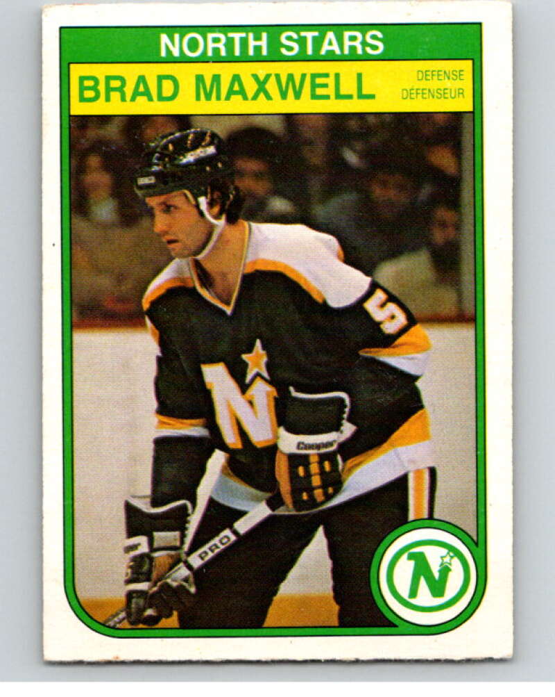 1982-83 O-Pee-Chee #168 Brad Maxwell Minnesota North Stars V58268 Image 1