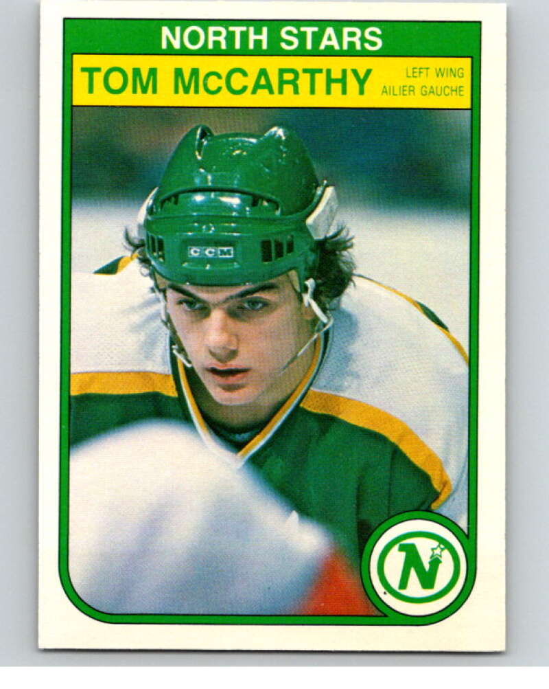 1982-83 O-Pee-Chee #169 Tom McCarthy Minnesota North Stars V58274 Image 1