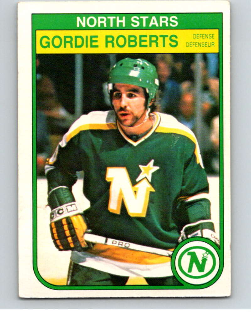 1982-83 O-Pee-Chee #174 Gordie Roberts Minnesota North Stars V58310 Image 1