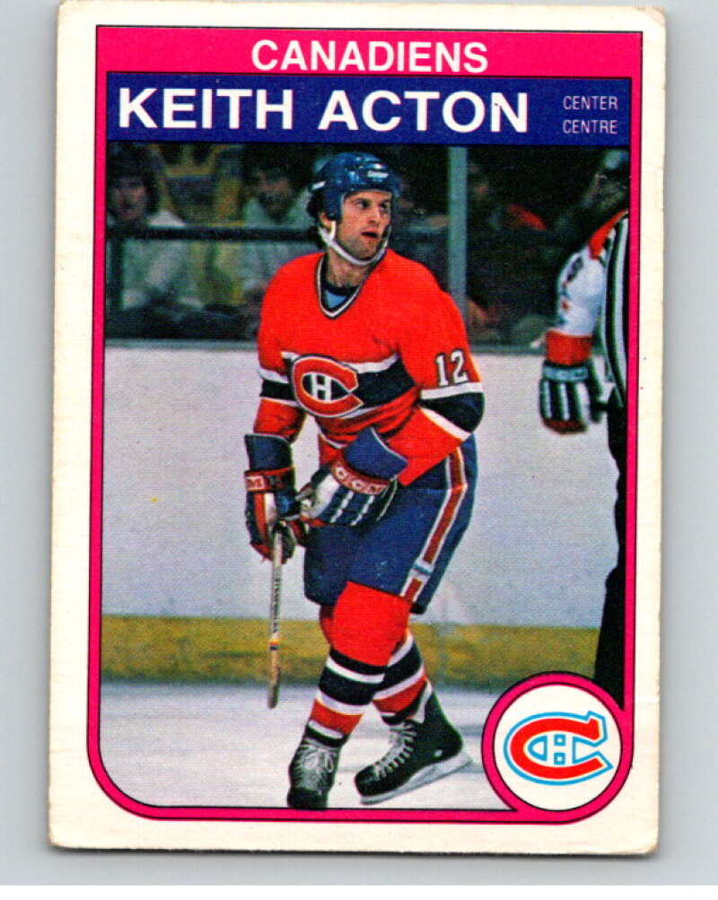 1982-83 O-Pee-Chee #179 Keith Acton Montreal Canadiens V58334 Image 1
